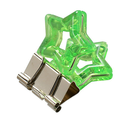 Velos Binder Clip Star Clip Mini Green