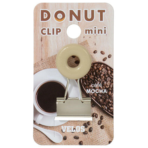 Velos Binder Clip Donut Clip Mini Mocha