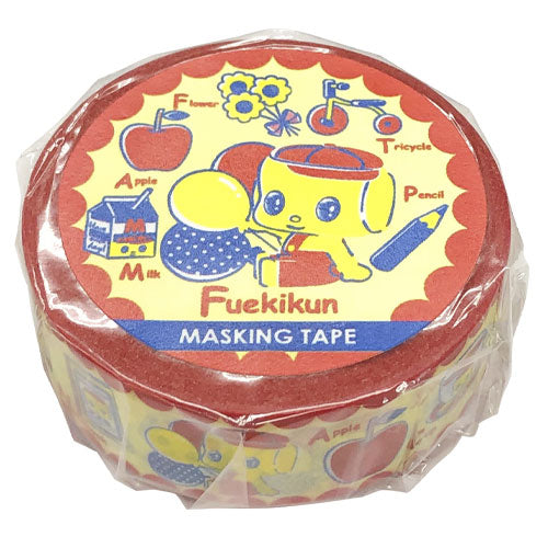 Fueki Nori Kogyo Masking Tape Fueki-kun Masking Tape 15mm Width 15mm × 7m Roll L Pattern