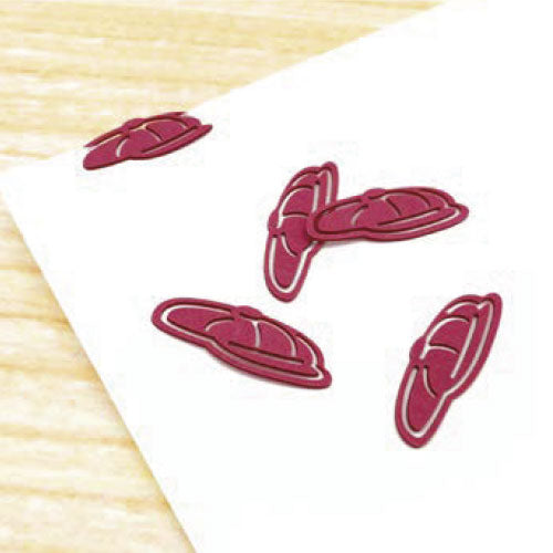 Fueki Nori Kogyo Clip Fueki-kun Paper Clip W32 × H11mm Red / Hat Type