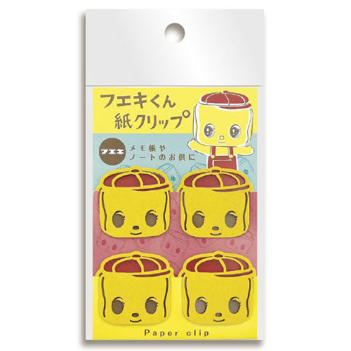 Fueki Nori Kogyo Clip Fueki-kun Paper Clip W32 × H30mm Yellow / Fueki-kun Type