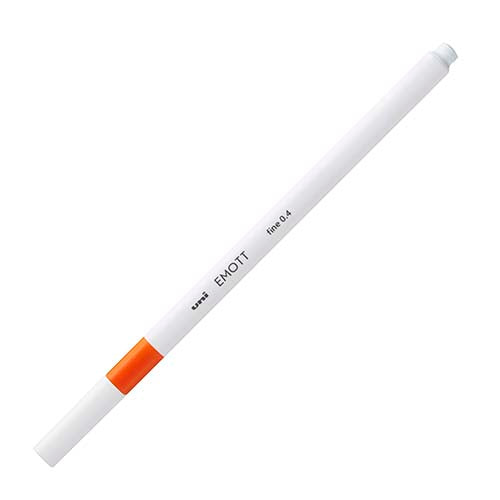 Uni Emott 0.4mm Marker (Orange / Orange)