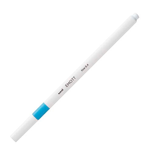 Uni Emott 0.4mm Marker (Light Blue / Light Blue)