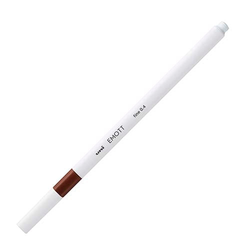 Uni Emott 0.4mm Marker (Brown / Brown)