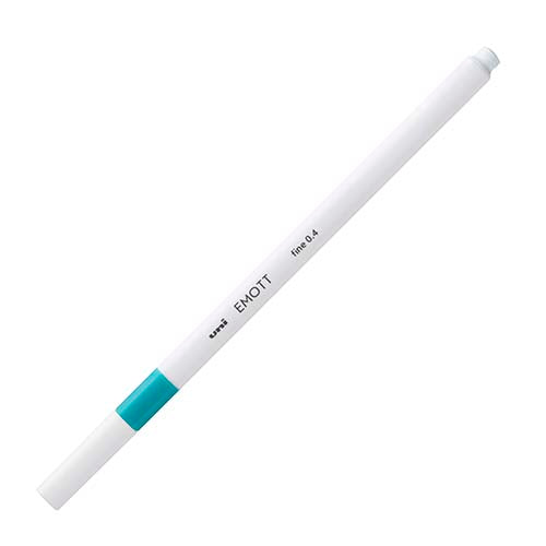 Uni Emott 0.4mm Marker (Emerald Green / Emerald Green)