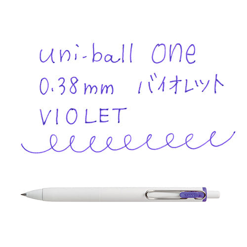 Uni Uni-Ball One Gel Ink Ballpoint Pen 0.38 Violet