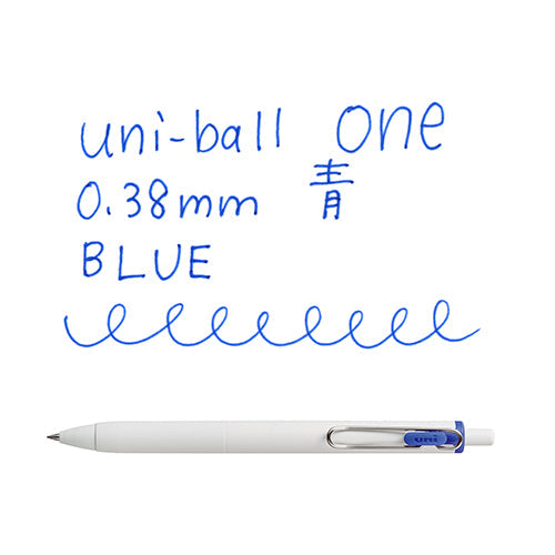 Uni Uni-Ball One Gel Ink Ballpoint Pen 0.38 Blue