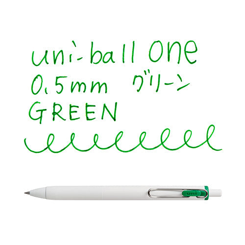 Uni Uni-Ball One Gel Ink Ballpoint Pen 0.5 Green