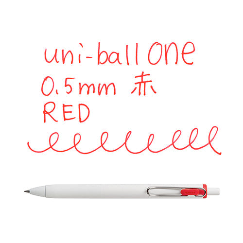 Uni Uni-Ball One Gel Ink Ballpoint Pen 0.5 Red