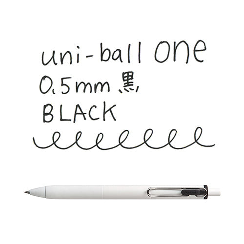 Uni Uni-Ball One Gel Ink Ballpoint Pen 0.5 Black