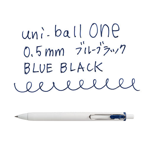 Uni Uni-Ball One Gel Ink Ballpoint Pen 0.5 Blue Black