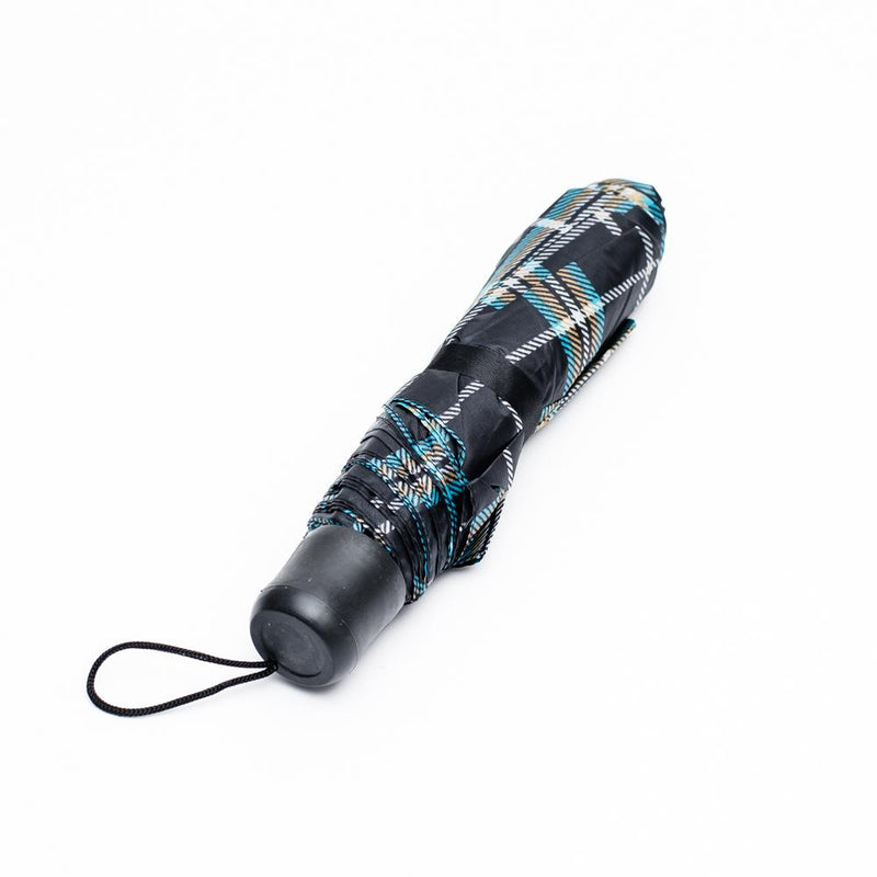 Folding Umbrella with pouch (Plaid)