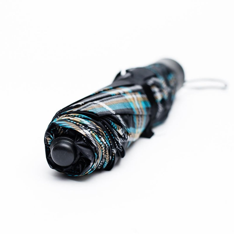 Folding Umbrella with pouch (Plaid)