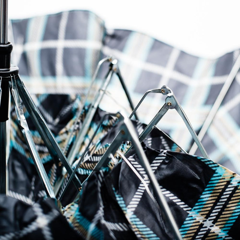 Folding Umbrella with pouch (Plaid)