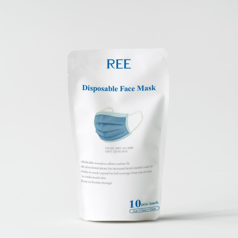 REE Disposable Face Masks (Resealable Bag)