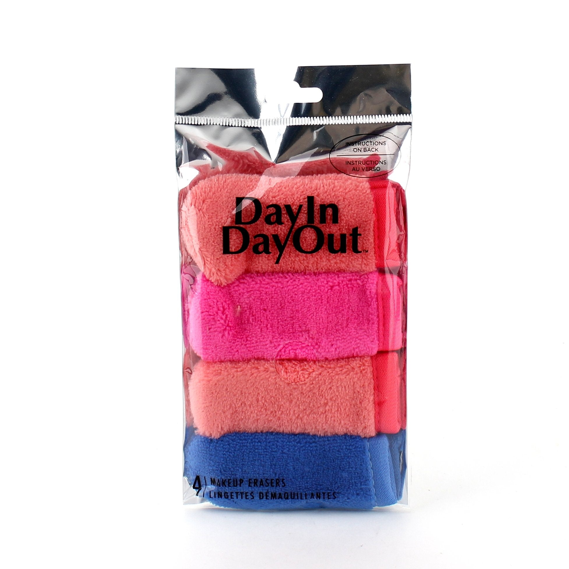 Day In Day Out Foil 4 Pack Mini Makeup Erasers Oomomo