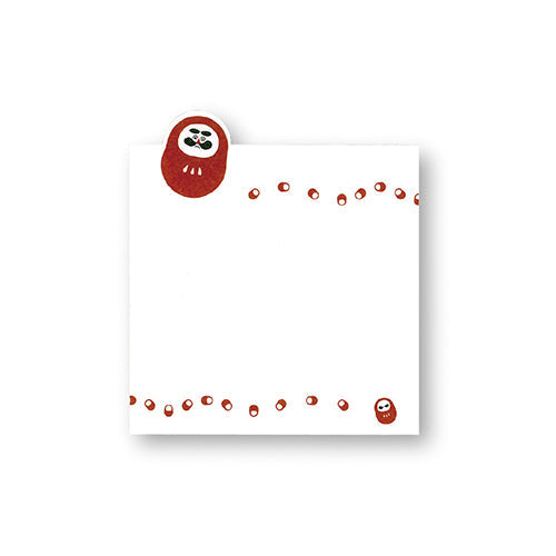 Yamazakura Bookmark Memo PadJapan: Mt. Fuji, Buddha, Daruma Doll (3 design x 5 sheets)