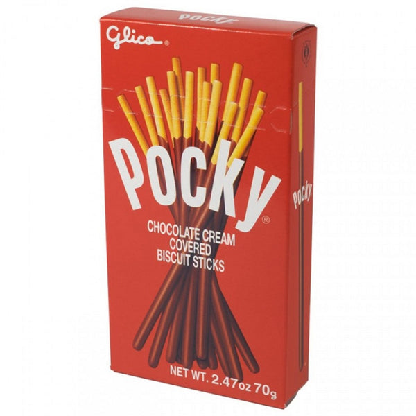 Glico Chocolate Cream Covered Biscuit Sticks (70g)