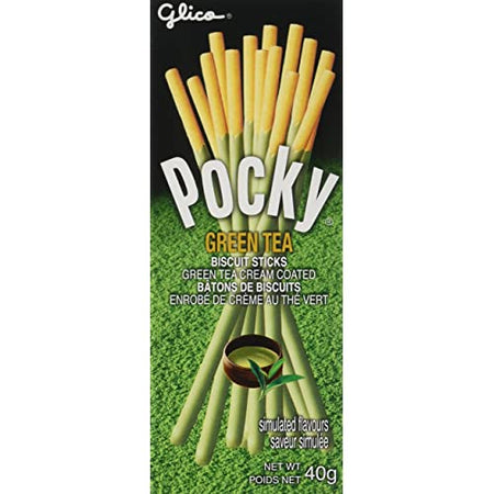 Glico Green Tea Biscuit Sticks (40g)