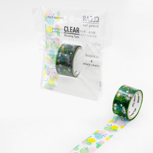 Round Top Masking Tape Clear Masking Tape Butterfly