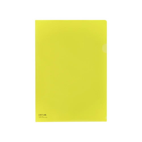 Lihit Lab A4 Clear Holder Yellow