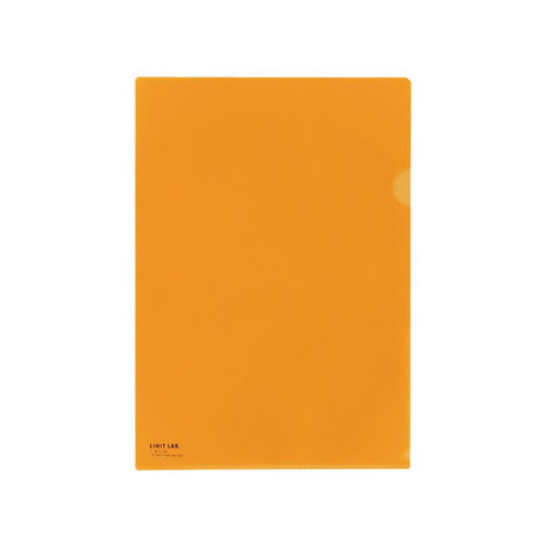 Lihit Lab A4 Clear Holder Orange