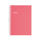 Lihit Lab Pastello Twist Note A6 Rouge