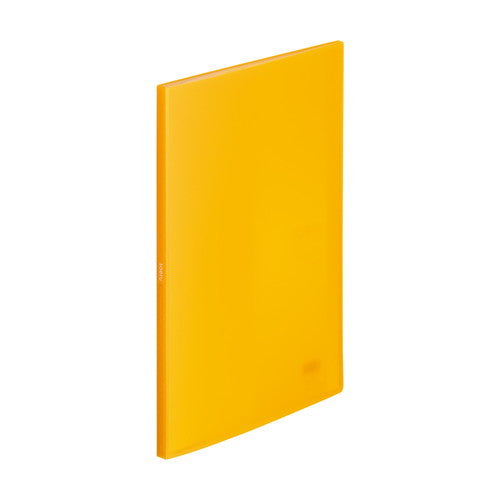 Lihit Lab Soeru A4 Clear Book File (S / 20P) 4 Mandarin Orange
