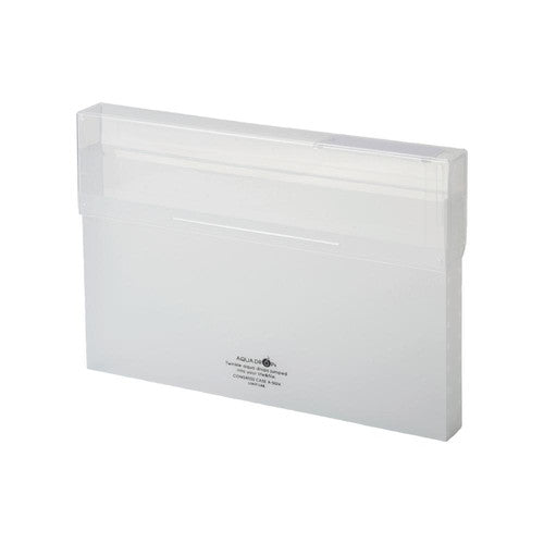 Lihit Lab A4 Thick Document Case Milky White