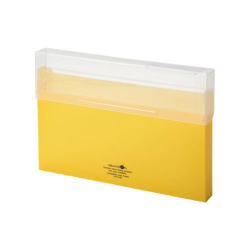 Lihit Lab A4 Thick Document Case Yellow