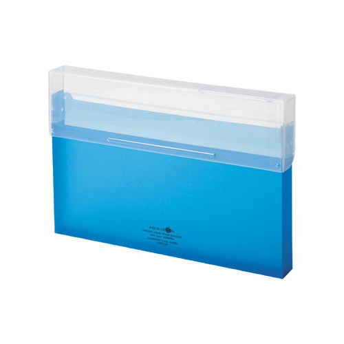 Lihit Lab A4 Thick Document Case Blue