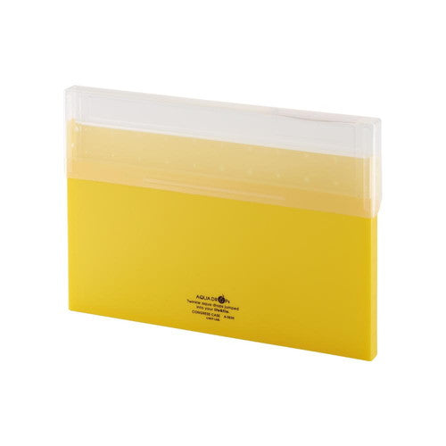 Lihit Lab A4 Thin Document Case Yellow