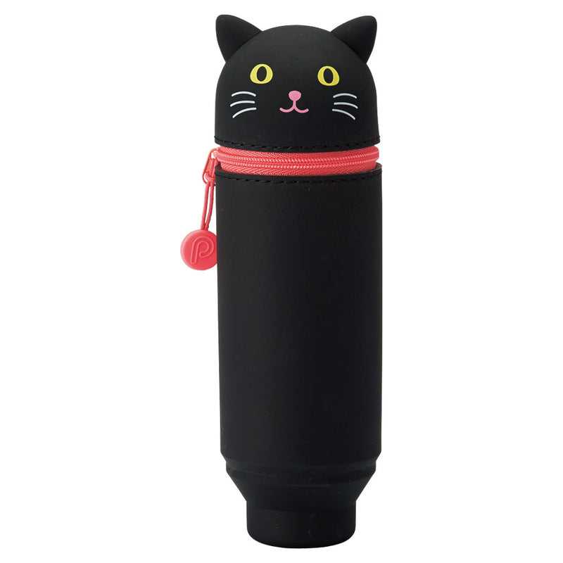 Lihit Lab Pen / Pencil Case Black Cat Black