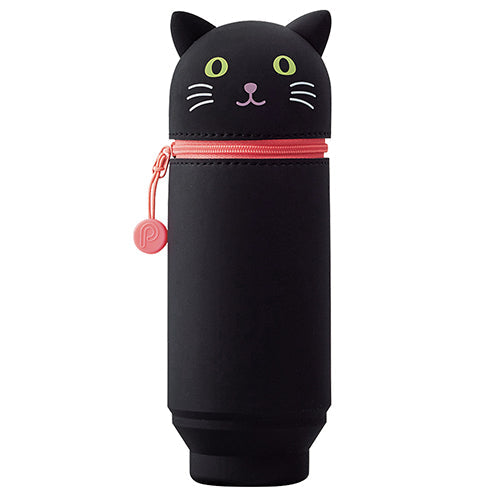 Lihit Lab Pen / Pencil Case Large Black Cat Black