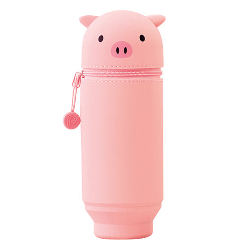 Lihit Lab Pen / Pencil Case Large Pig Pink
