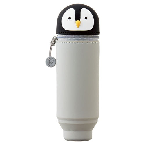 Lihit Lab Pen / Pencil Case Penguin Grey