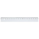 Raymay Fujii KUM Ruler Crystal Clear 17cm Crystal Clear