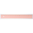 Raymay Fujii KUM Ruler Pastel Pink 17cm Pastel Pink