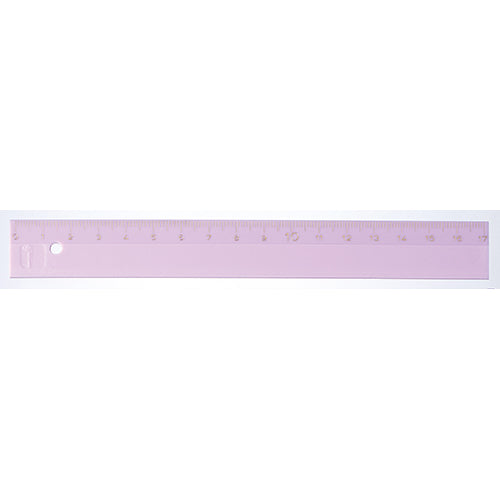 Raymay Fujii KUM Ruler Pastel Purple 17cm Pastel Purple
