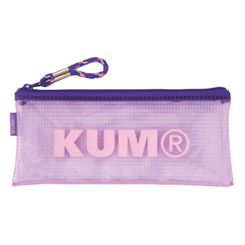 Raymay Fujii KUM Pen / Pencil Case Clear Pen / Pencil Case Violet Flat Type Violet