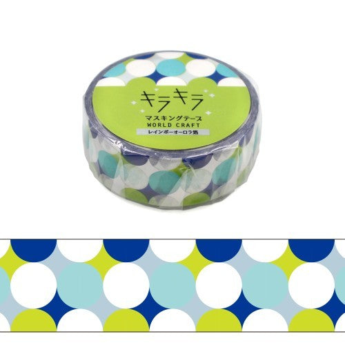 World Craft Glittery Polka Dots Masking Tape KRMT15-054