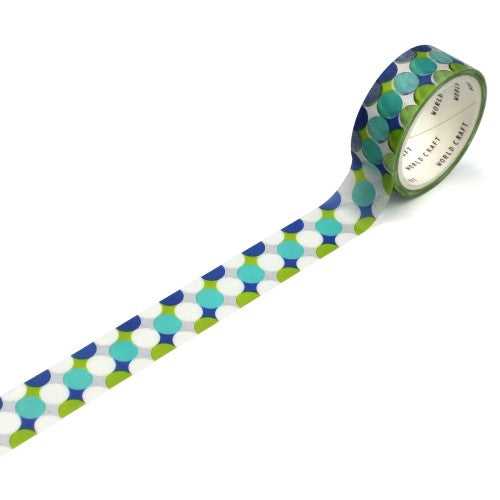 World Craft Glittery Polka Dots Masking Tape KRMT15-054