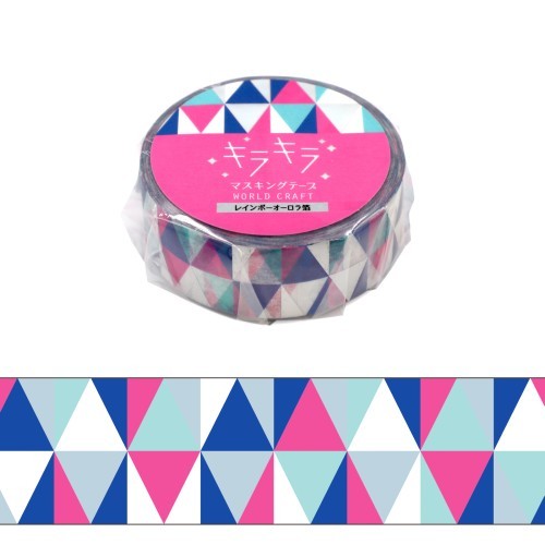 World Craft Glittery Triangles Masking Tape KRMT15-055