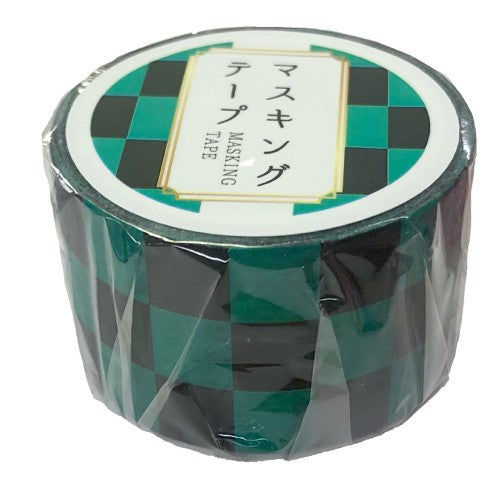 World Craft Masking Tape Japanese Pattern Masking Tape 25mm Green