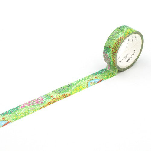 World Craft Glittery Flower Garden Masking Tape KRMT15-068