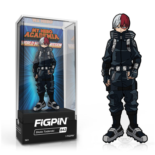 FiGPiN My Hero Academia World Heroes Mission Shoto Todoroki 