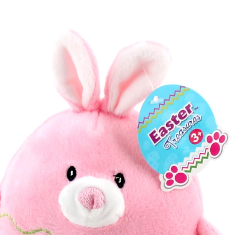 Easter 5.5in Plush Animal w/inHappy Easterin Embroidery 3asst. cht