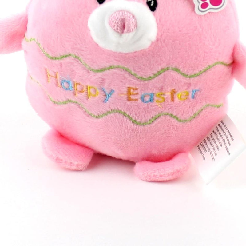 Easter 5.5in Plush Animal w/inHappy Easterin Embroidery 3asst. cht