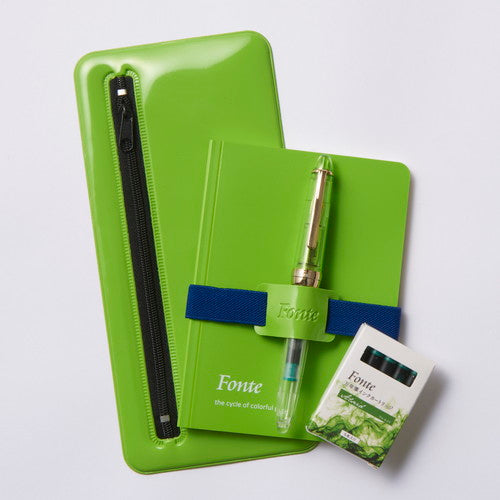 Nippan Fonte Pen / Pencil Case Green