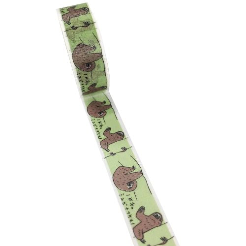 Seal-Do Brown-Throated Three-Toed Sloth Masking Tape